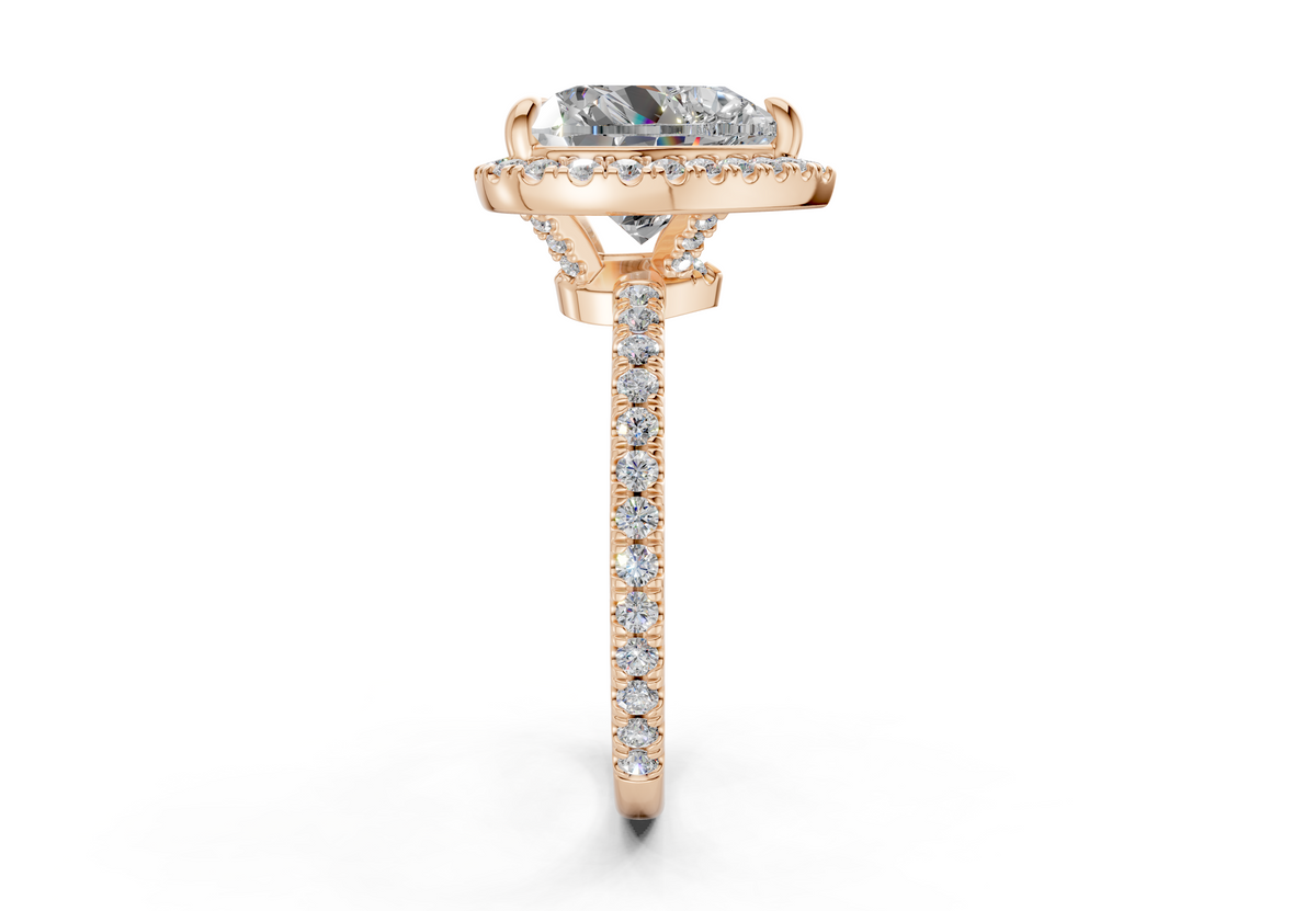 The Fifth Avenue Halo Signature Engagement Ring