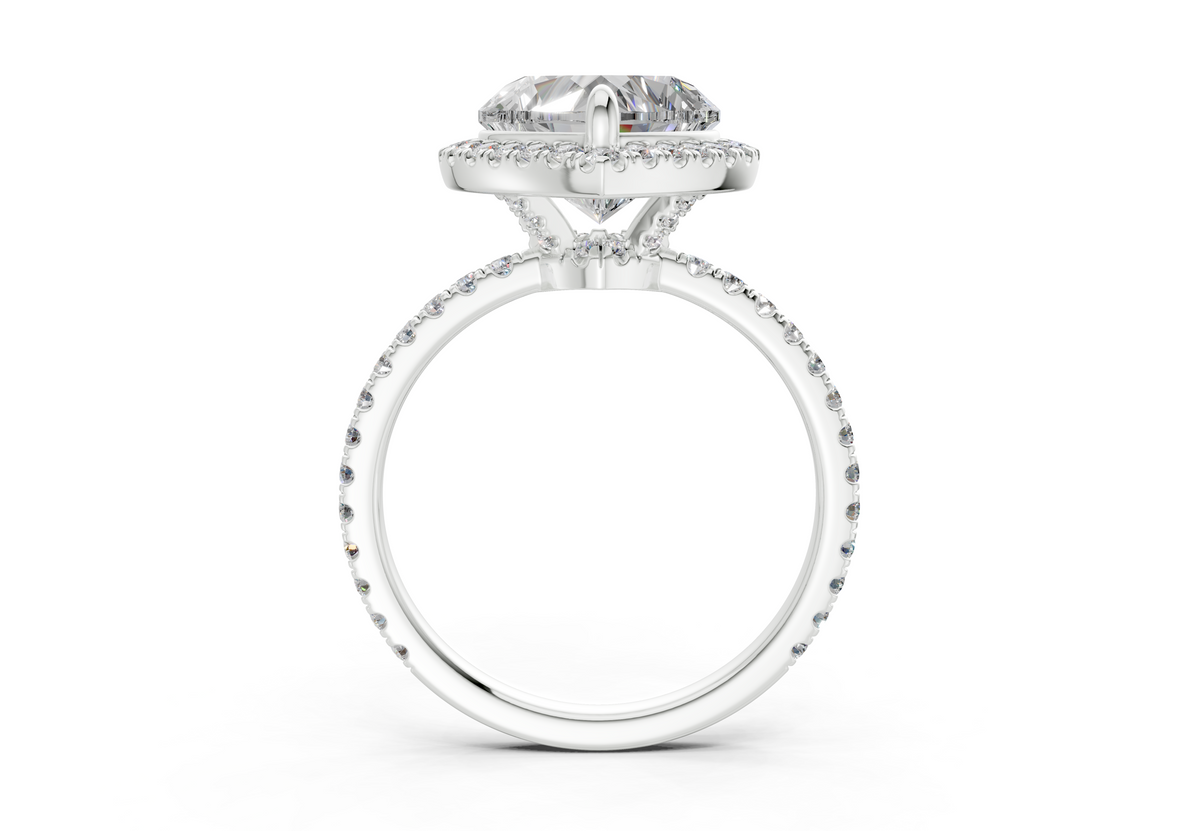 The Fifth Avenue Halo Signature Engagement Ring
