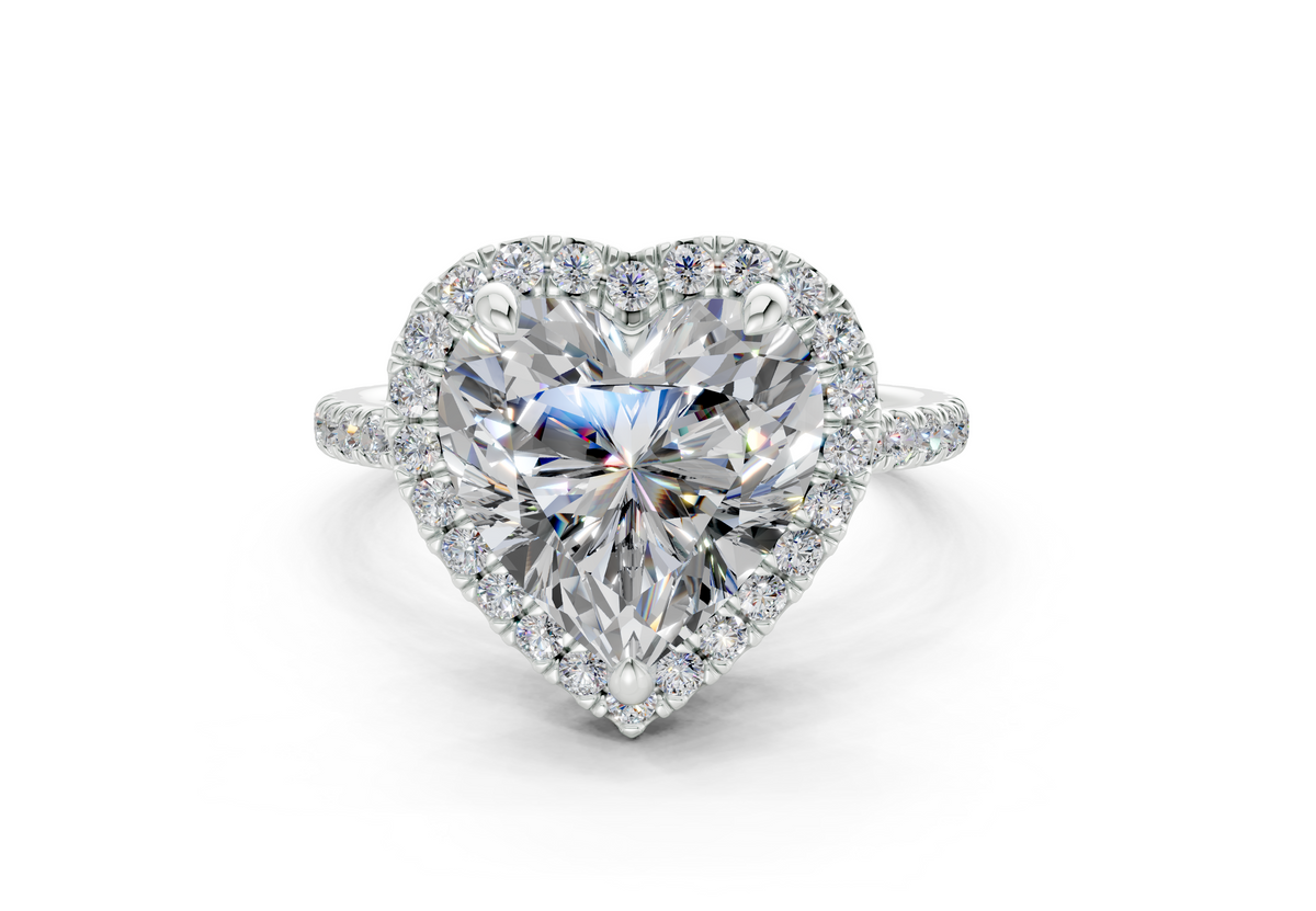 The Fifth Avenue Halo Signature Engagement Ring