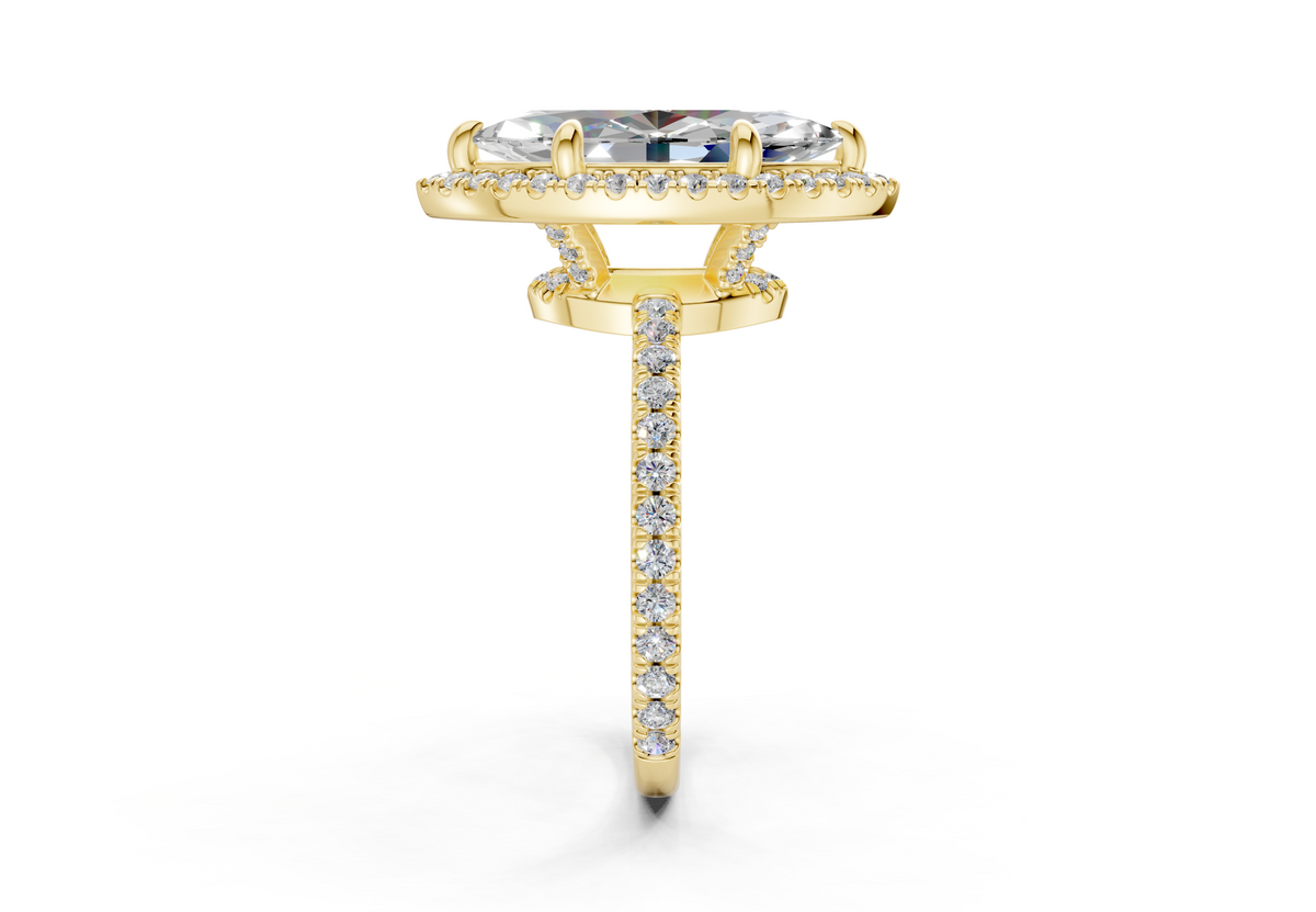 The Fifth Avenue Halo Signature Engagement Ring
