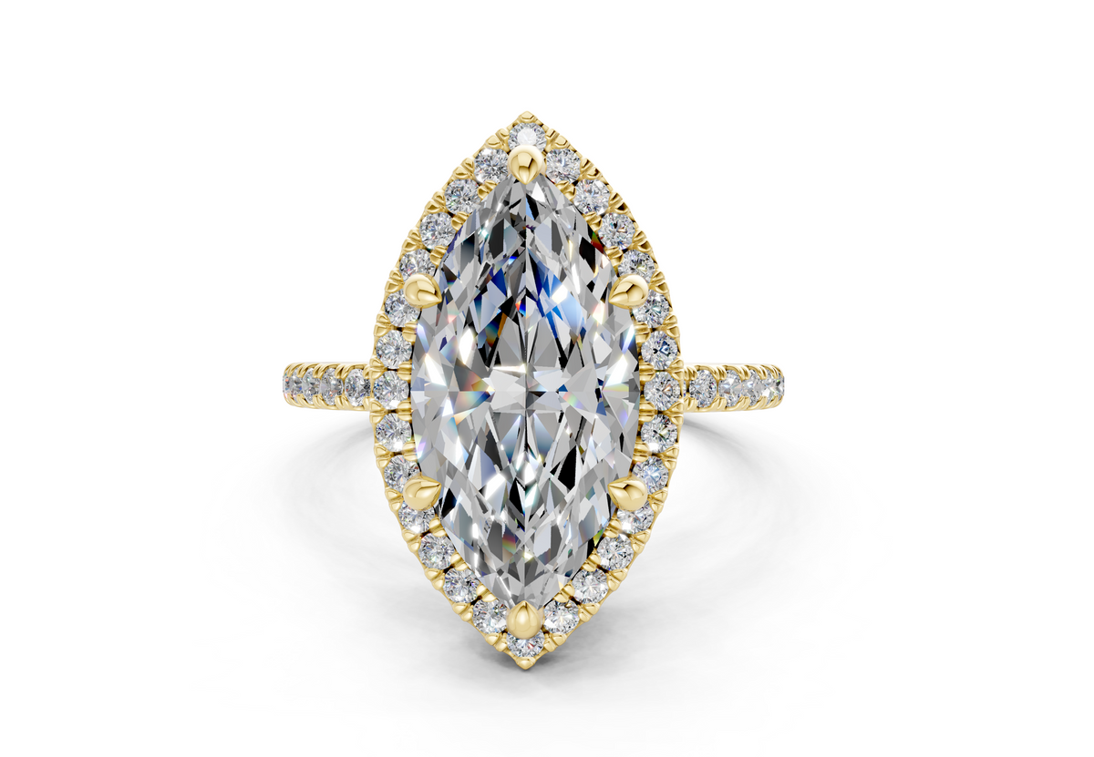 The Fifth Avenue Halo Signature Engagement Ring