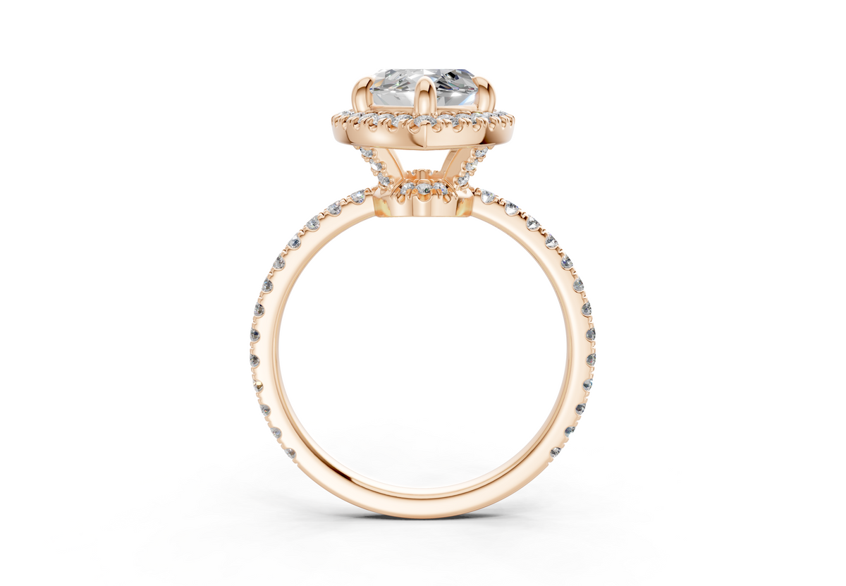 The Fifth Avenue Halo Signature Engagement Ring