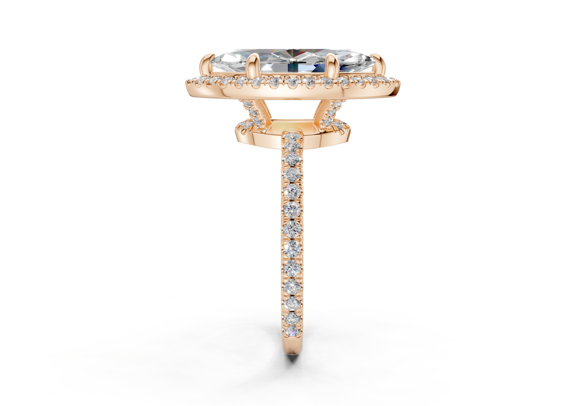 The Fifth Avenue Halo Signature Engagement Ring