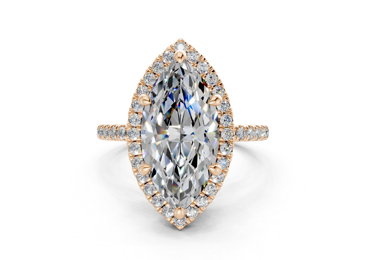 The Fifth Avenue Halo Signature Engagement Ring