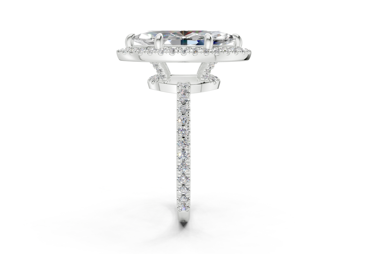 The Fifth Avenue Halo Signature Engagement Ring