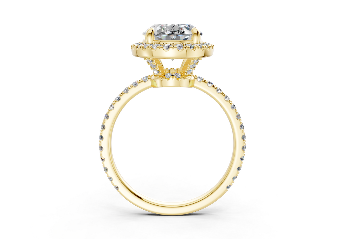 The Fifth Avenue Halo Signature Engagement Ring