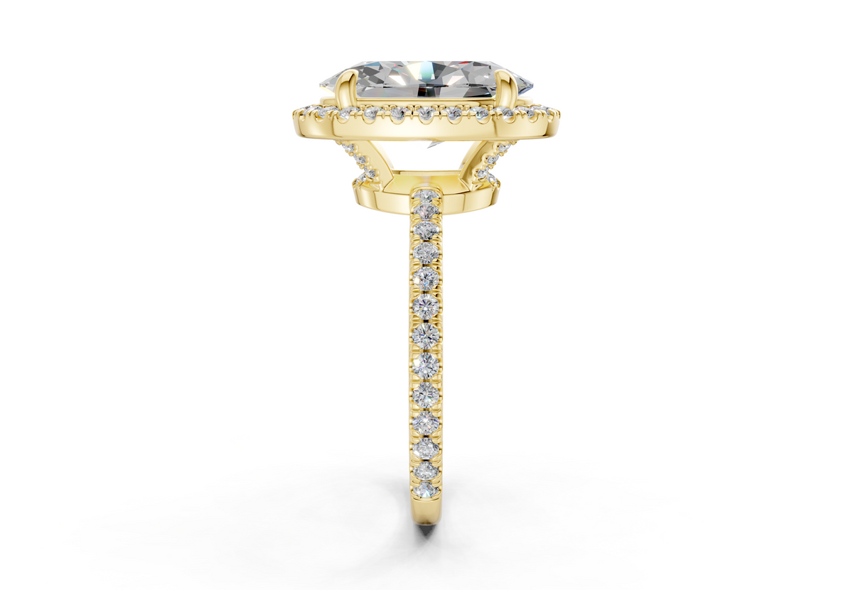 The Fifth Avenue Halo Signature Engagement Ring
