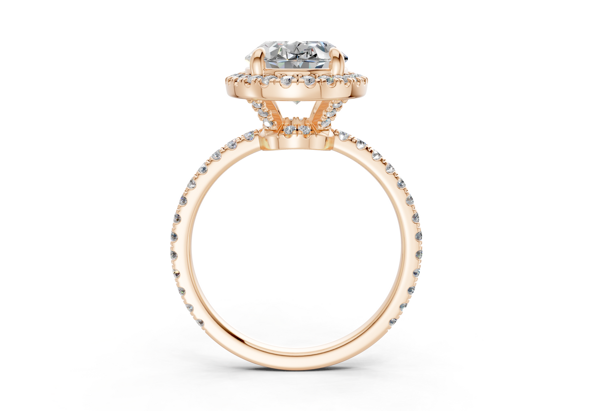 The Fifth Avenue Halo Signature Engagement Ring