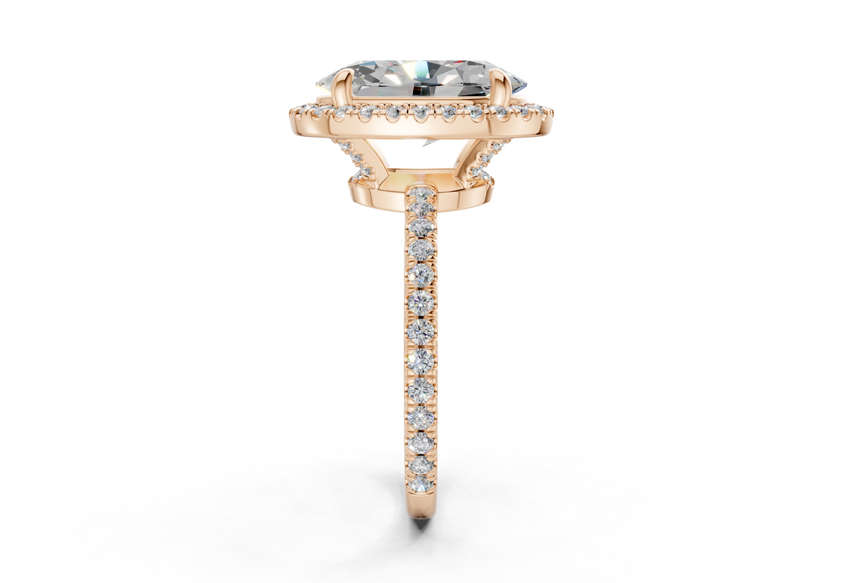 The Fifth Avenue Halo Signature Engagement Ring