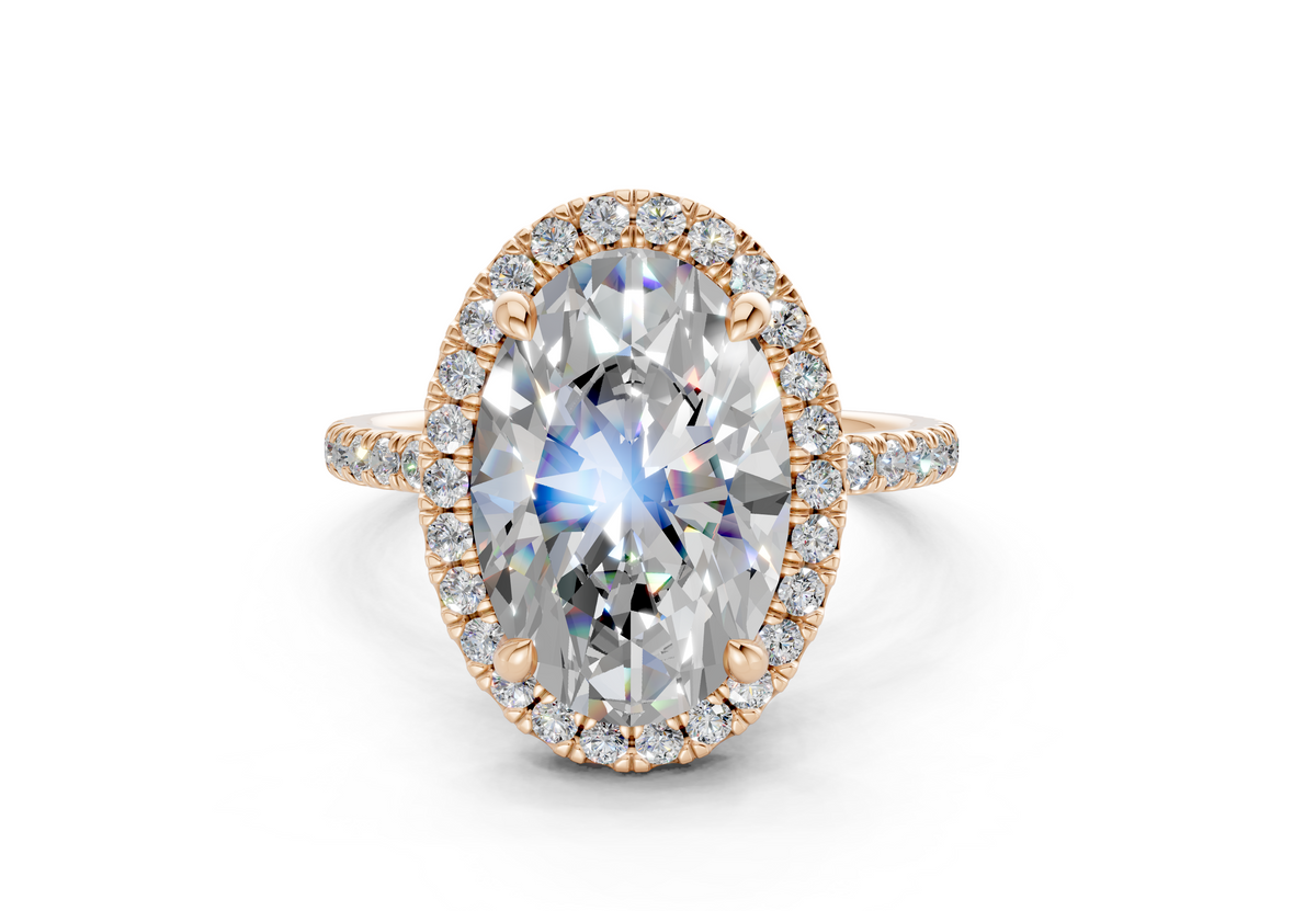The Fifth Avenue Halo Signature Engagement Ring