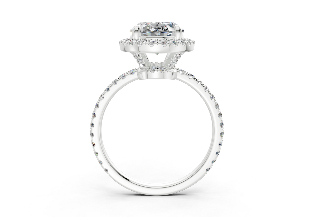 The Fifth Avenue Halo Signature Engagement Ring