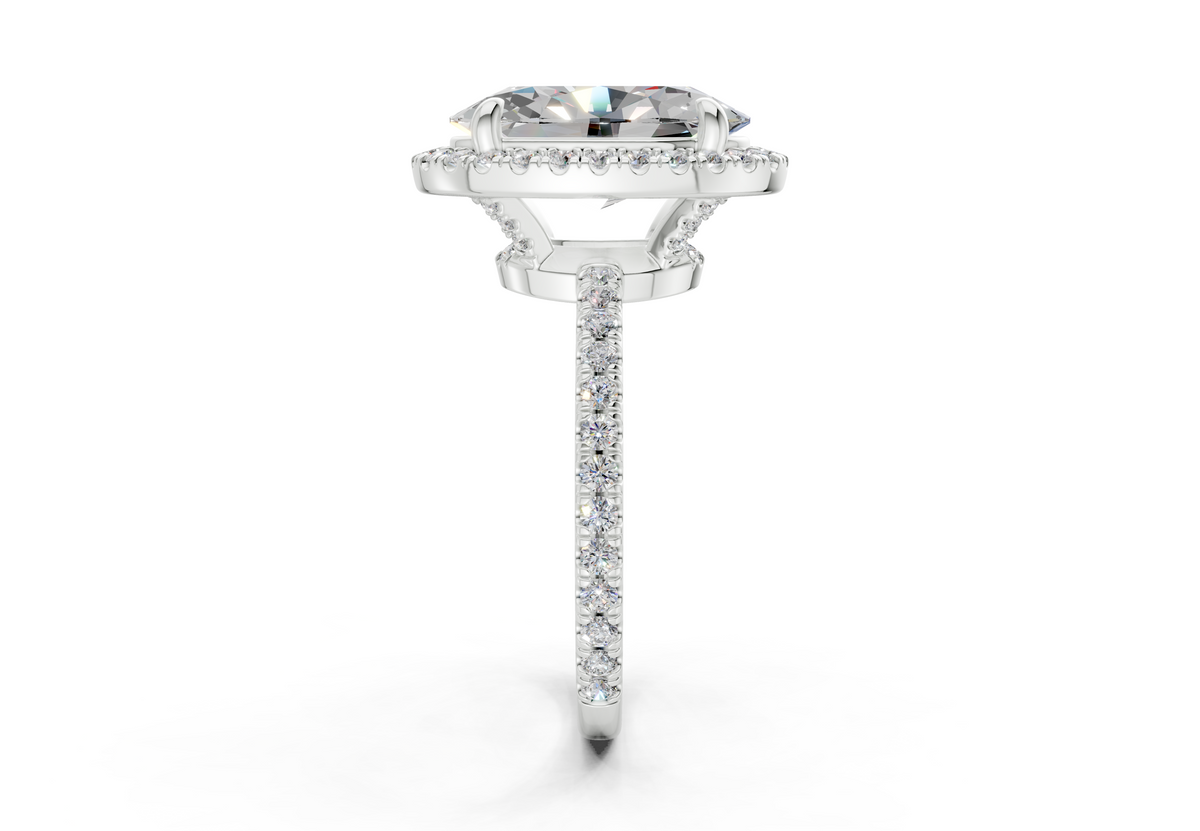 The Fifth Avenue Halo Signature Engagement Ring