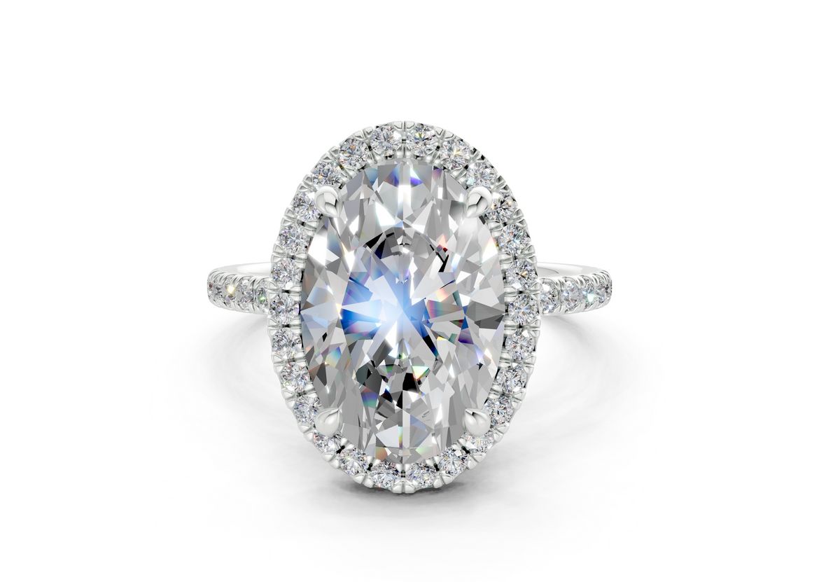 The Fifth Avenue Halo Signature Engagement Ring