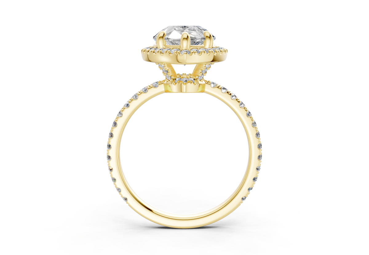The Fifth Avenue Halo Signature Engagement Ring