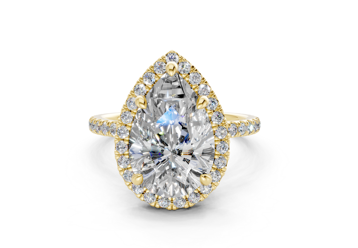 The Fifth Avenue Halo Signature Engagement Ring