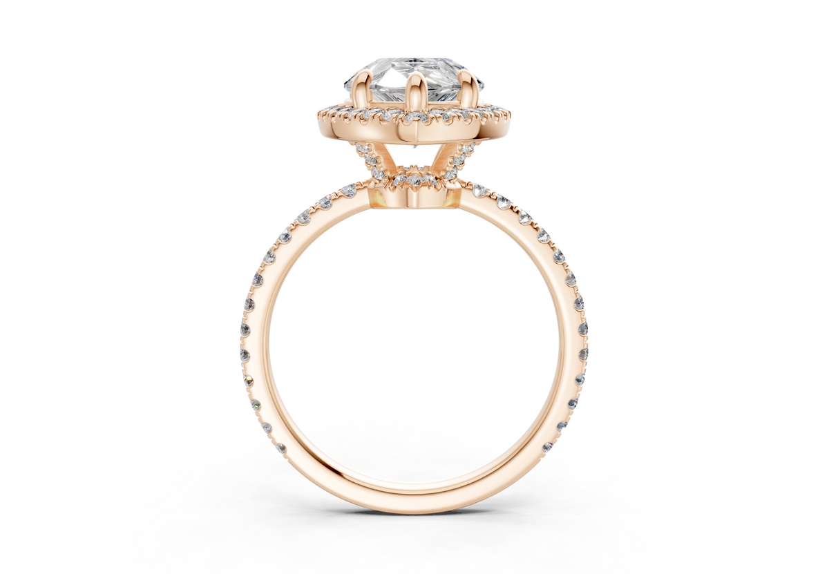 The Fifth Avenue Halo Signature Engagement Ring