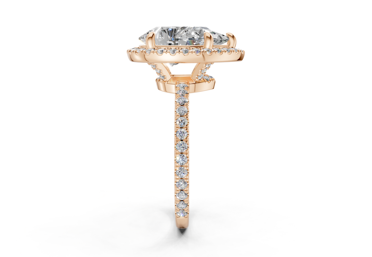 The Fifth Avenue Halo Signature Engagement Ring