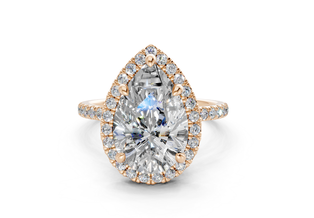 The Fifth Avenue Halo Signature Engagement Ring