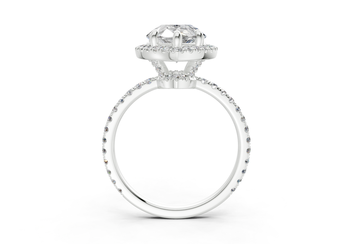 The Fifth Avenue Halo Signature Engagement Ring