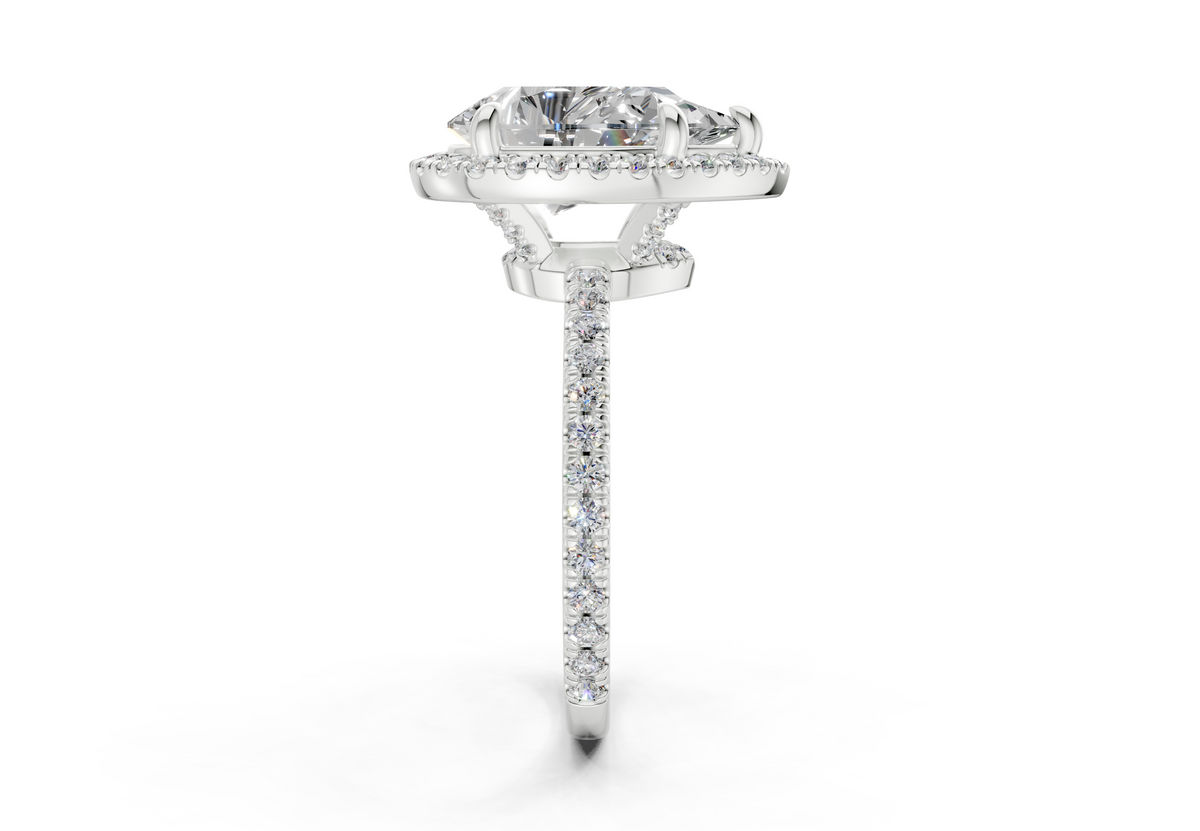 The Fifth Avenue Halo Signature Engagement Ring