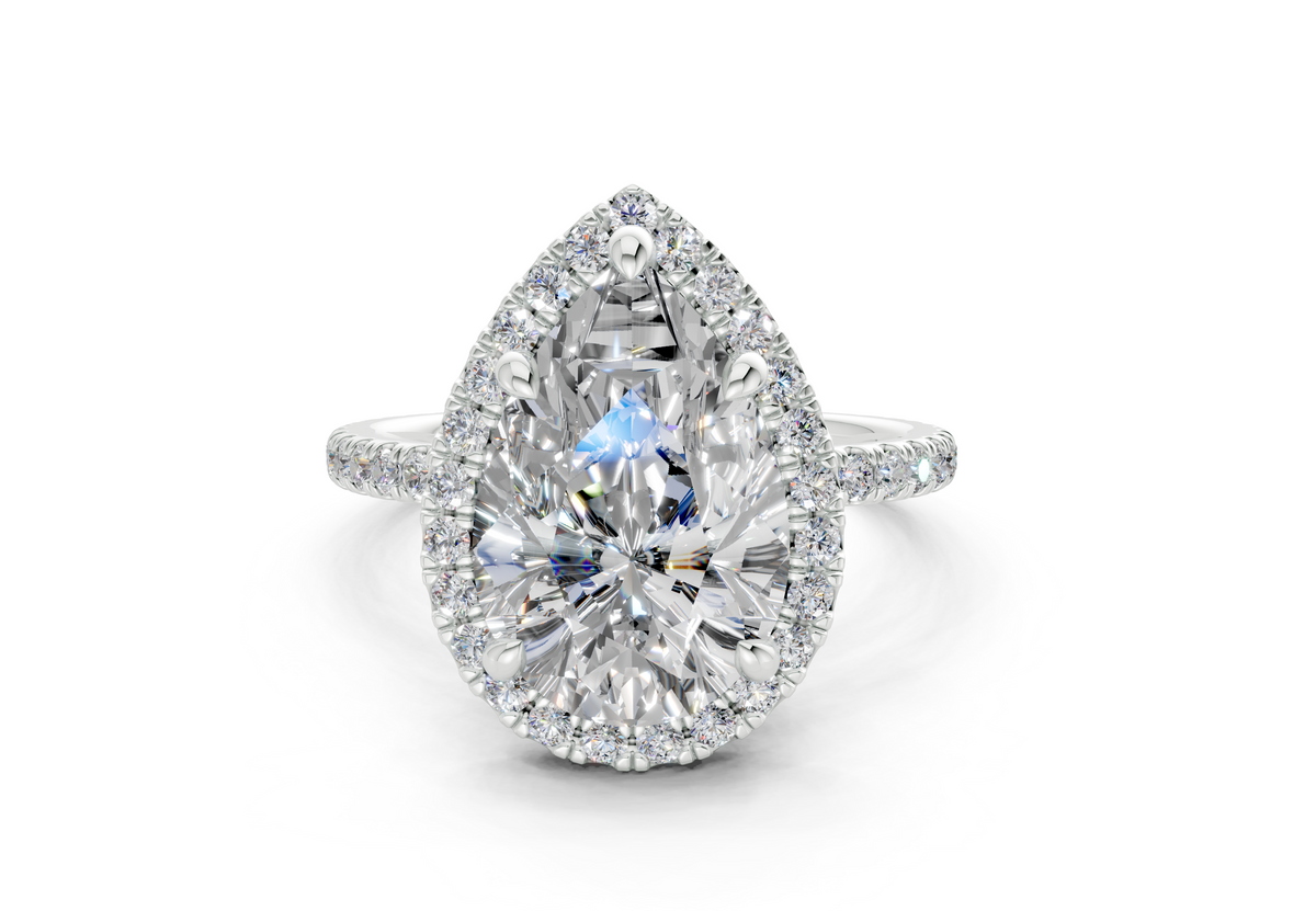 The Fifth Avenue Halo Signature Engagement Ring
