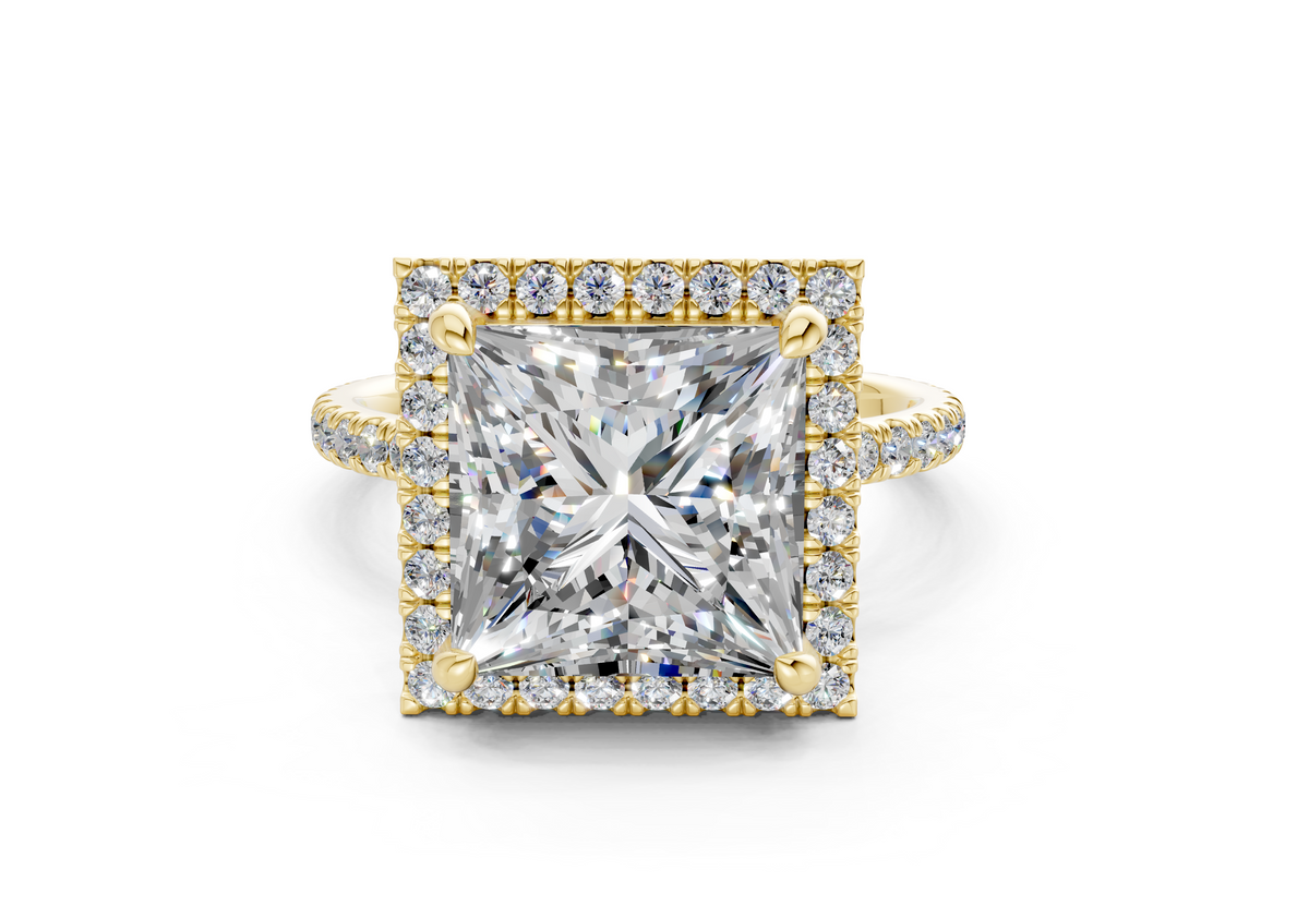 The Fifth Avenue Halo Signature Engagement Ring