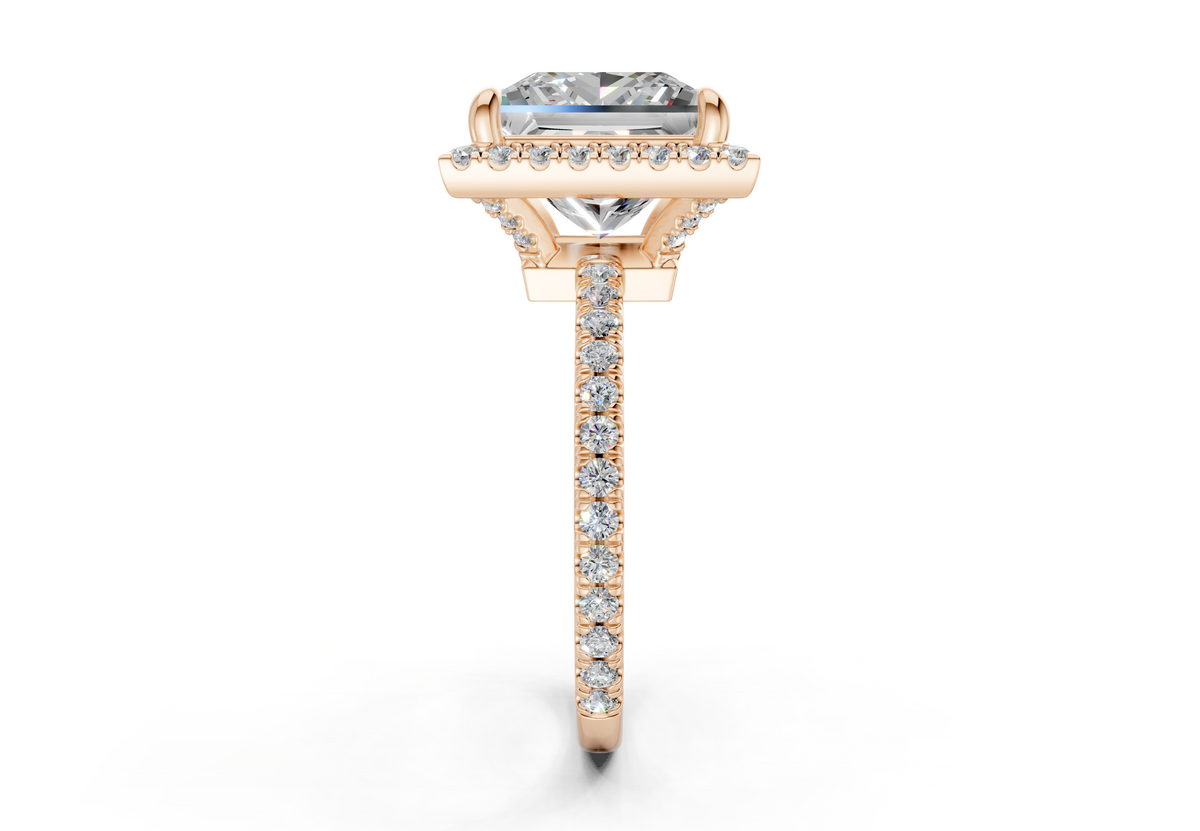 The Fifth Avenue Halo Signature Engagement Ring