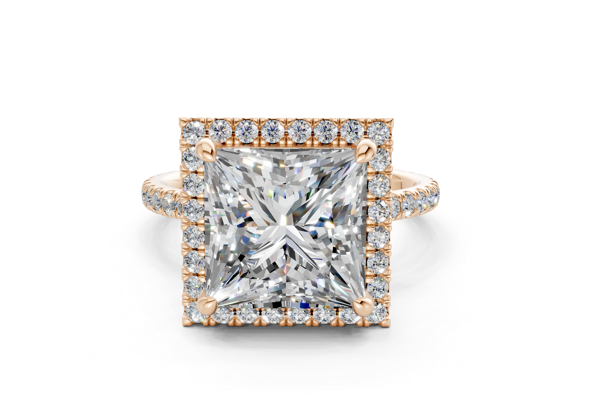 The Fifth Avenue Halo Signature Engagement Ring