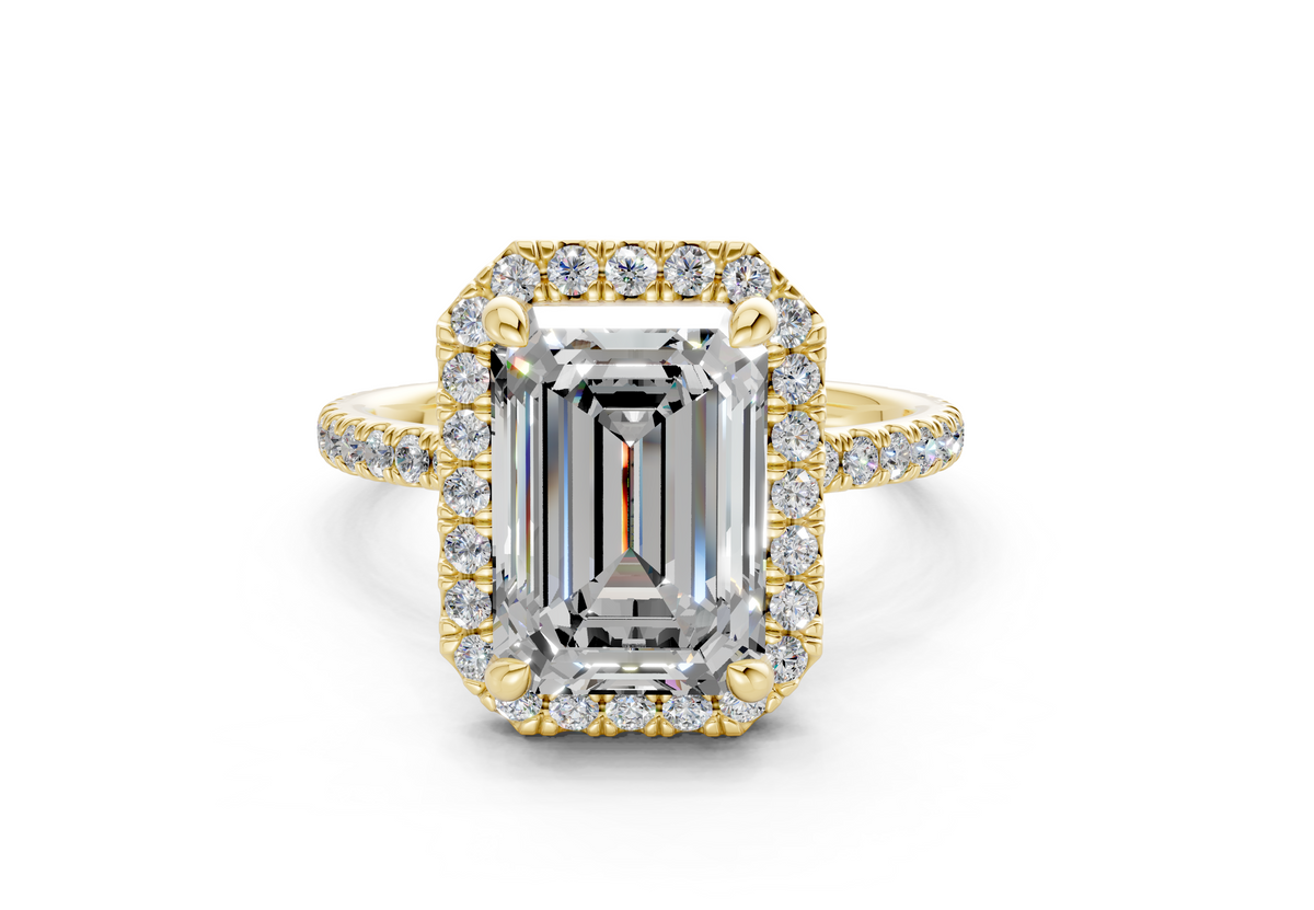 The Fifth Avenue Halo Signature Engagement Ring
