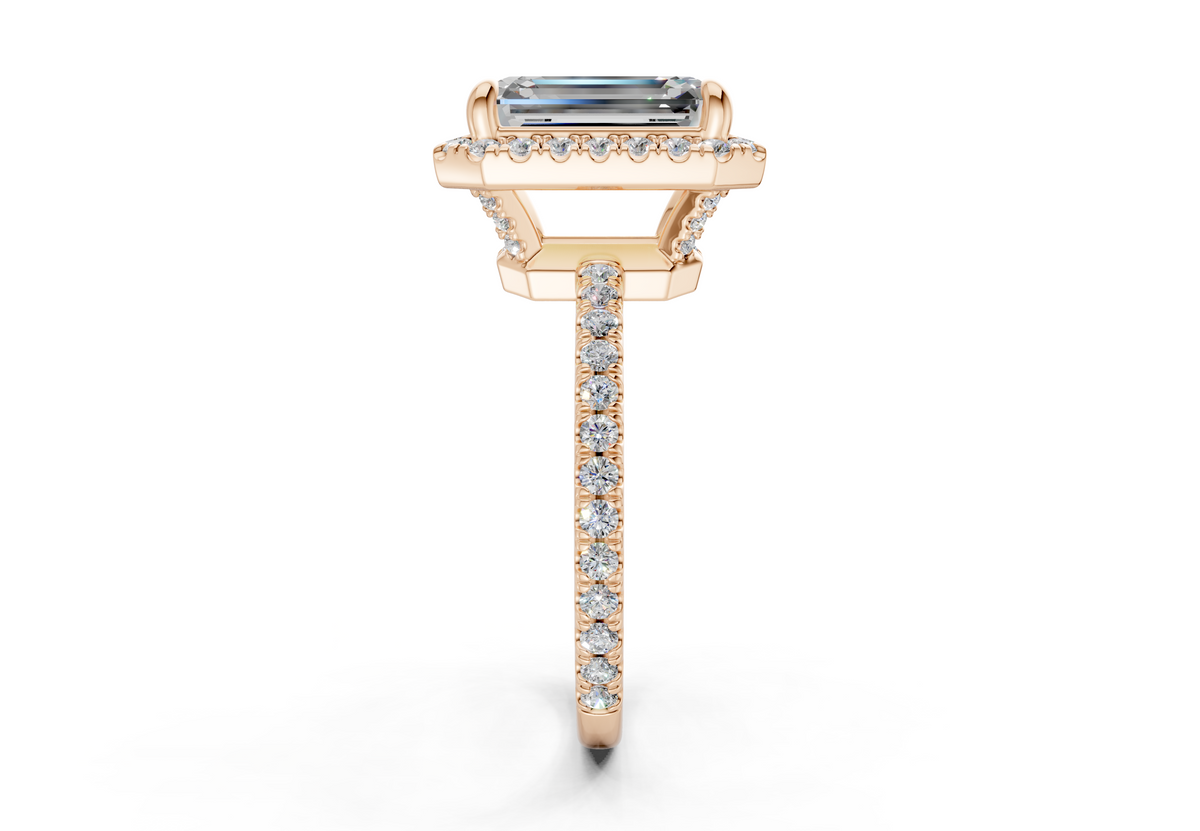 The Fifth Avenue Halo Signature Engagement Ring