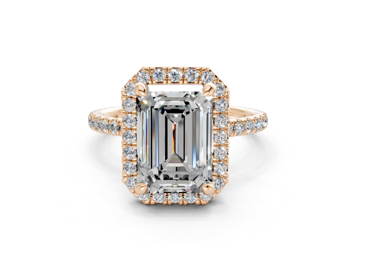 The Fifth Avenue Halo Signature Engagement Ring