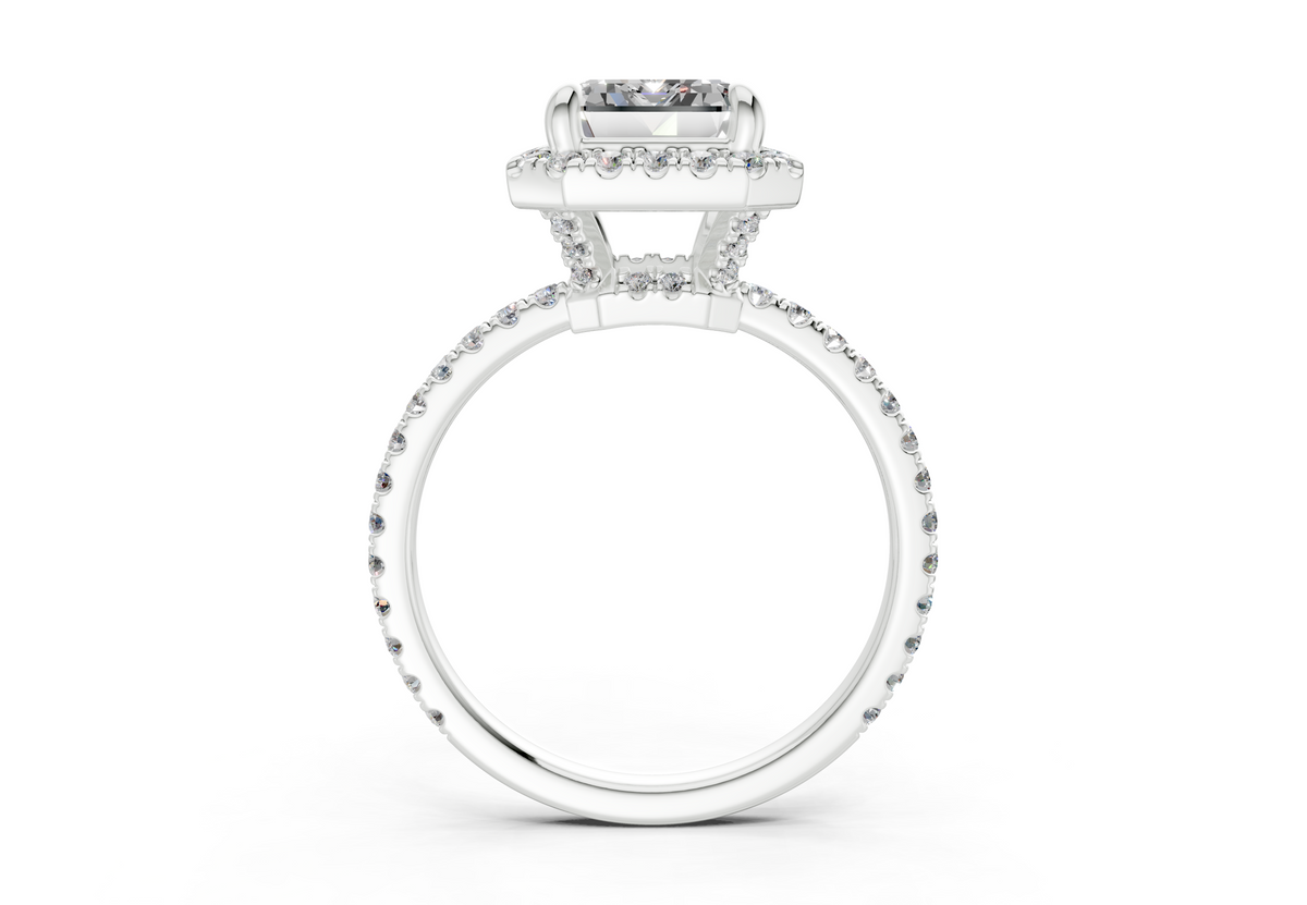 The Fifth Avenue Halo Signature Engagement Ring