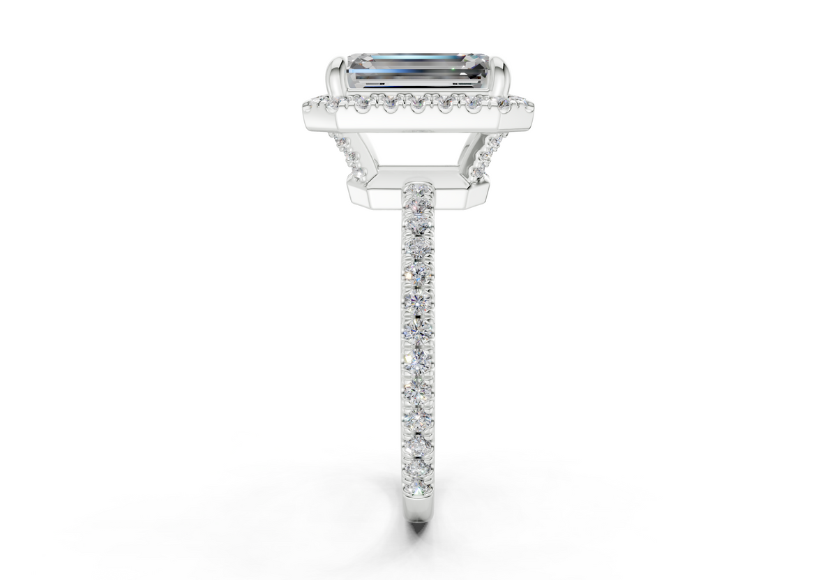 The Fifth Avenue Halo Signature Engagement Ring