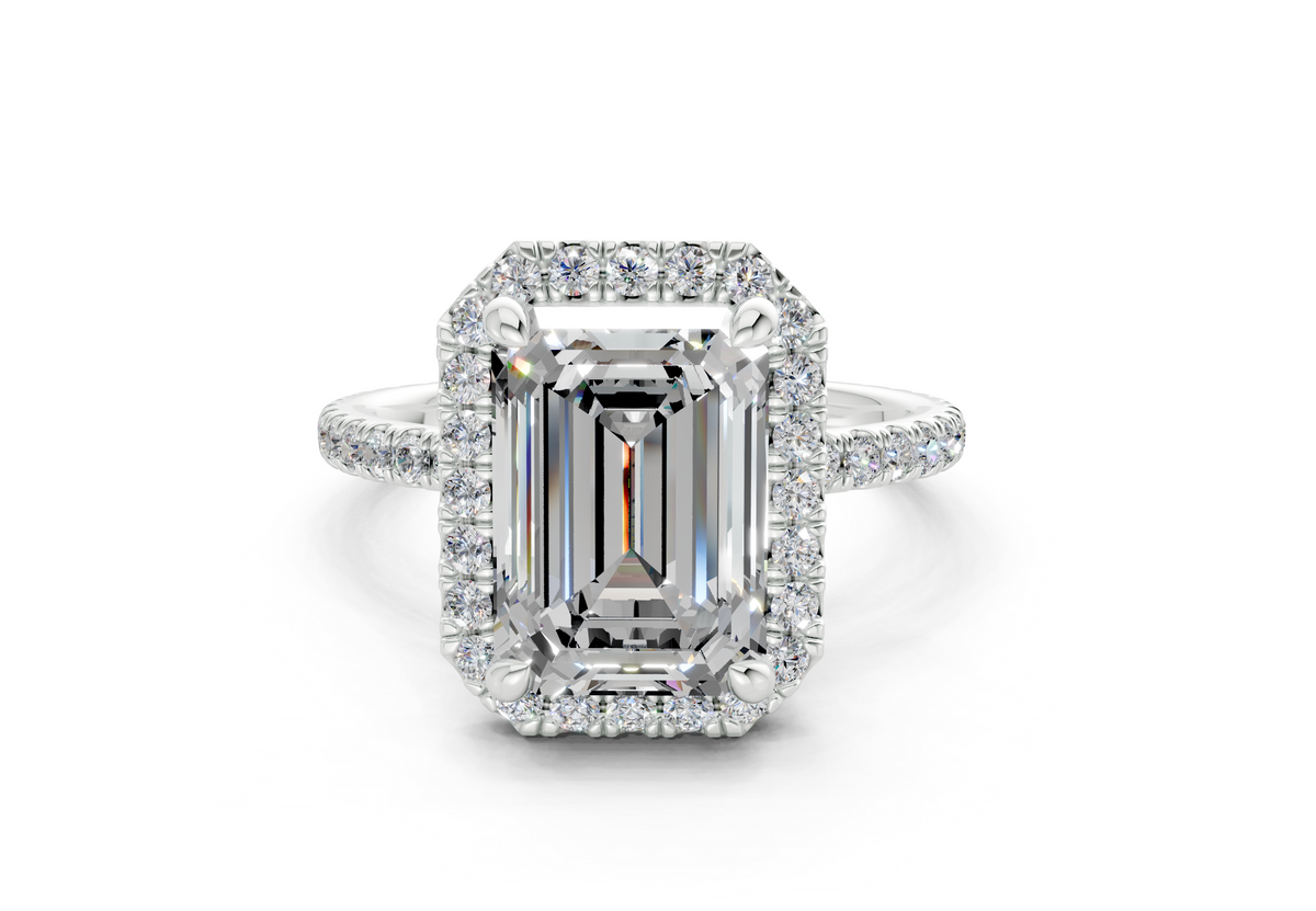 The Fifth Avenue Halo Signature Engagement Ring