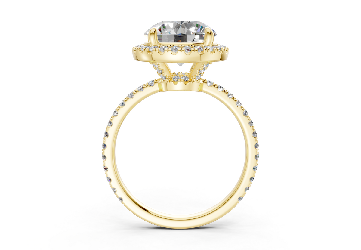 The Fifth Avenue Halo Signature Engagement Ring