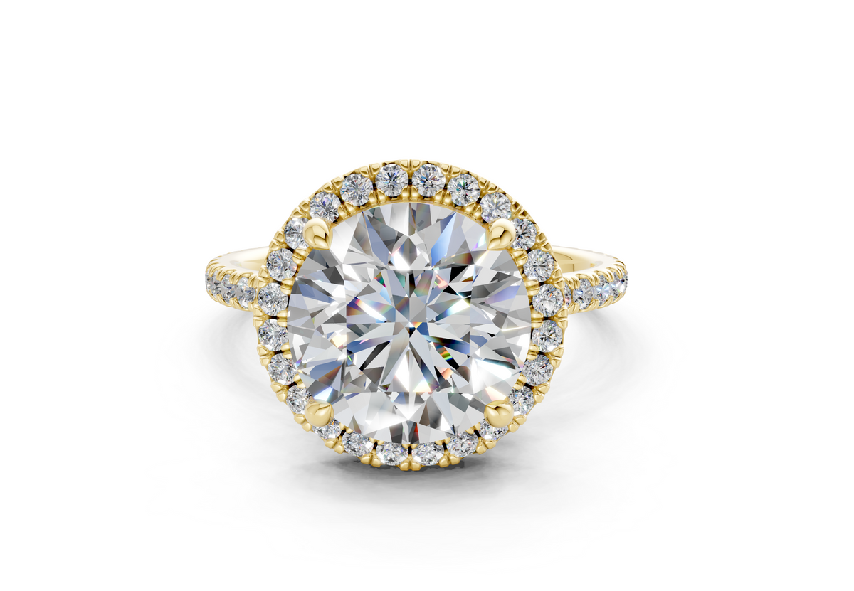 The Fifth Avenue Halo Signature Engagement Ring