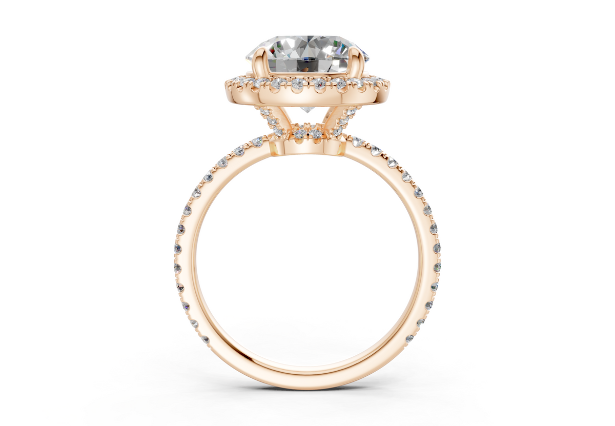 The Fifth Avenue Halo Signature Engagement Ring