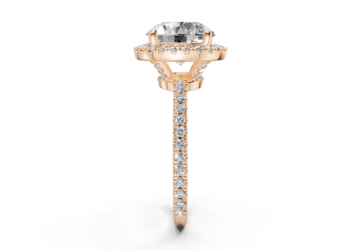 The Fifth Avenue Halo Signature Engagement Ring
