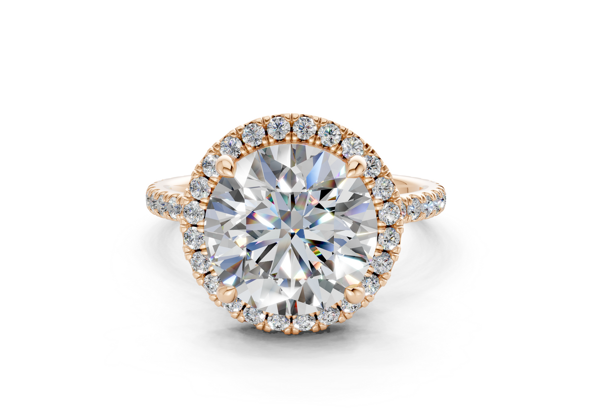 The Fifth Avenue Halo Signature Engagement Ring
