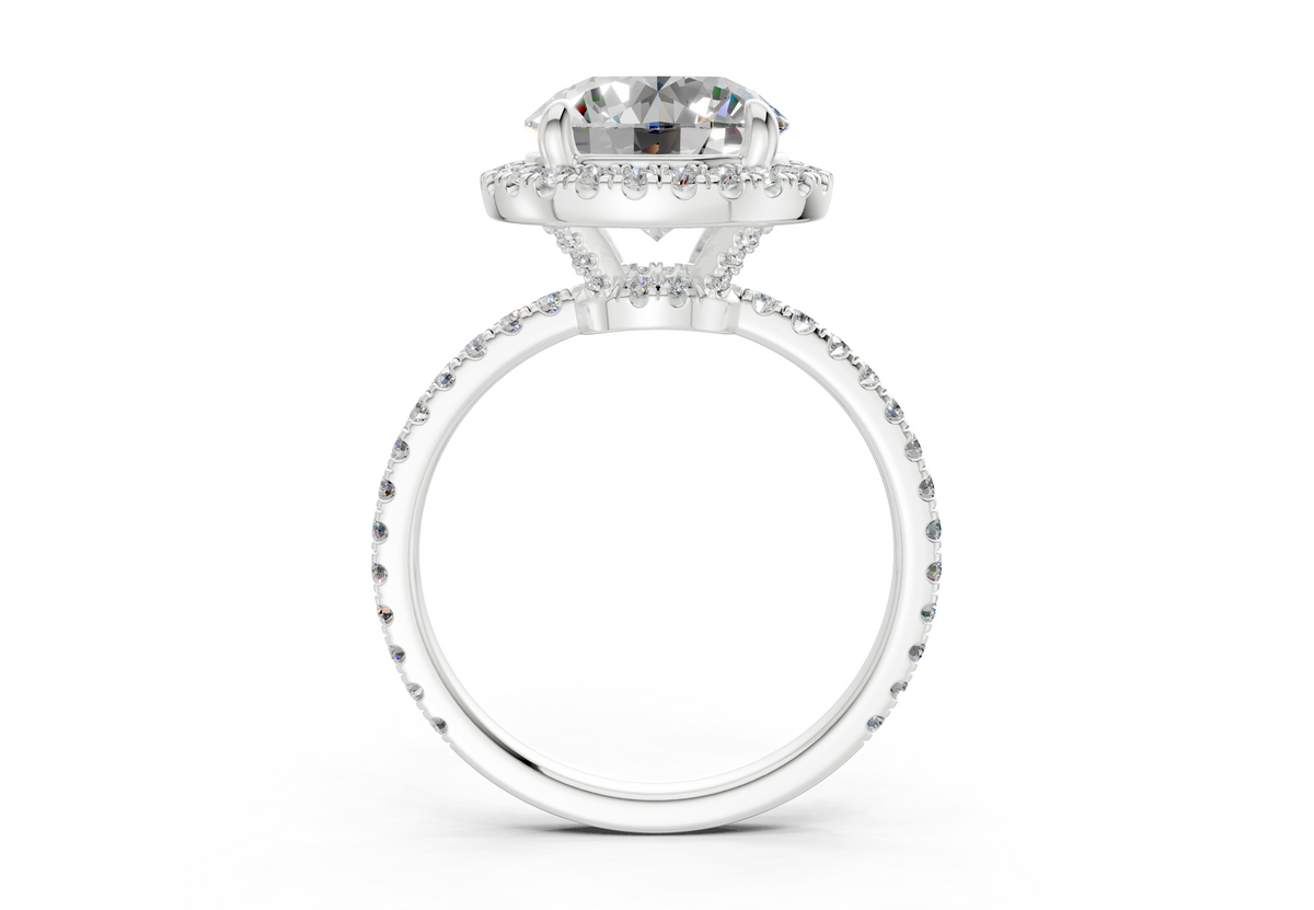 The Fifth Avenue Halo Signature Engagement Ring