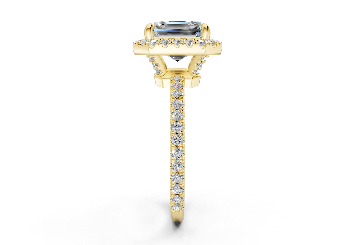 The Fifth Avenue Halo Signature Engagement Ring