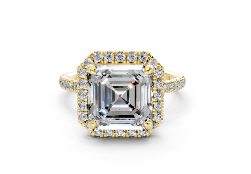 The Fifth Avenue Halo Signature Engagement Ring