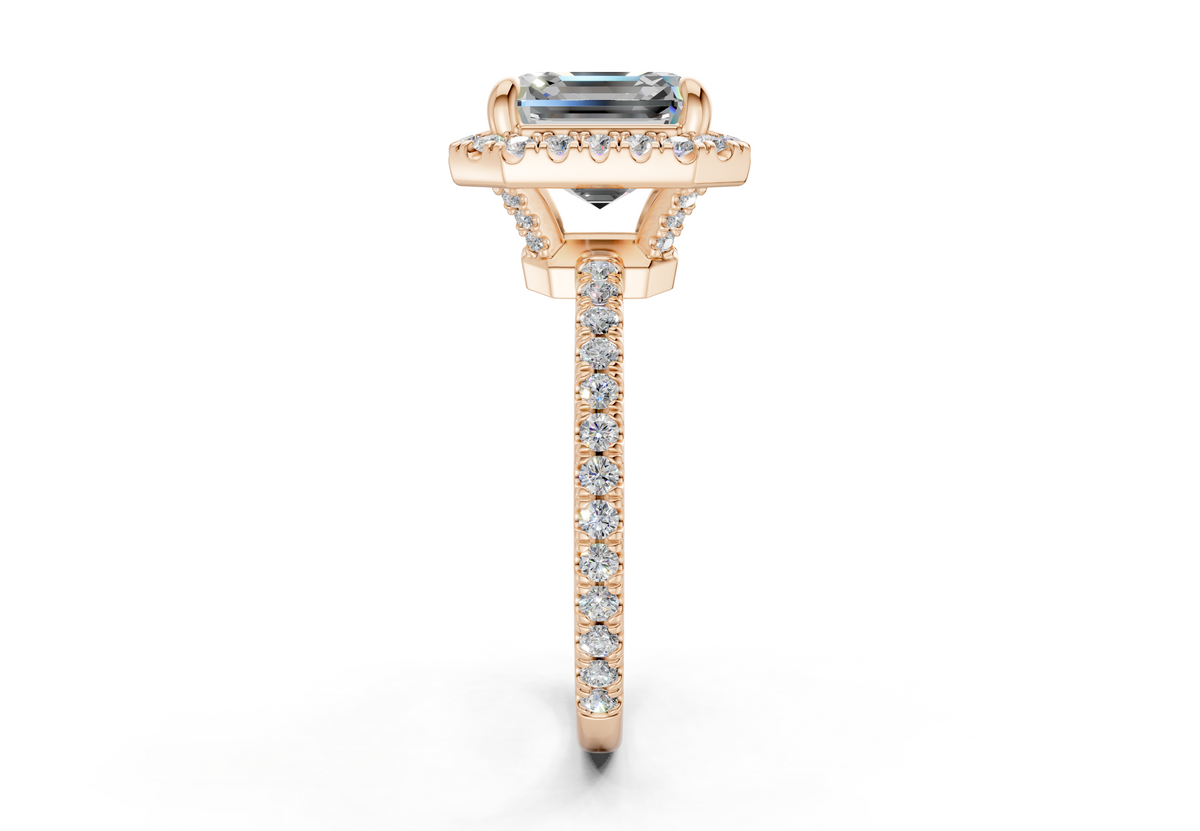 The Fifth Avenue Halo Signature Engagement Ring