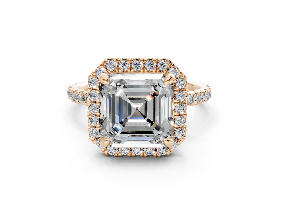 The Fifth Avenue Halo Signature Engagement Ring