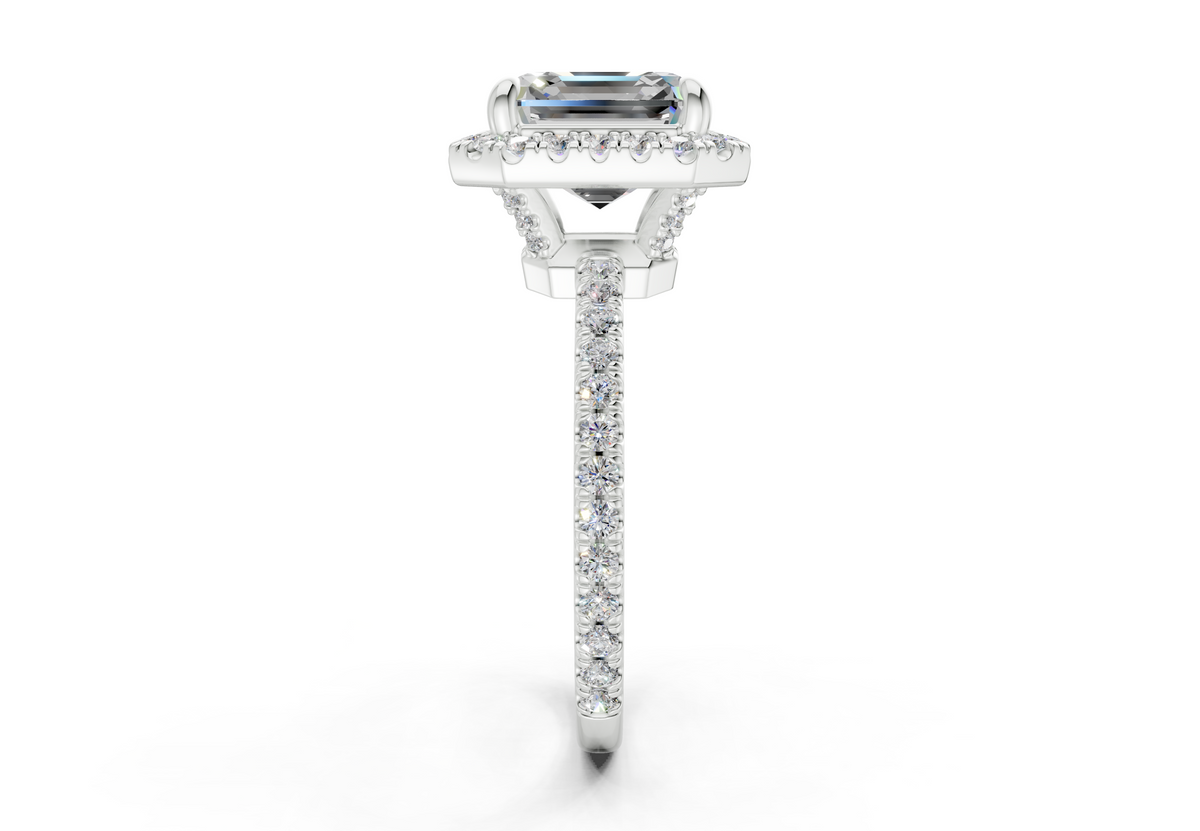 The Fifth Avenue Halo Signature Engagement Ring