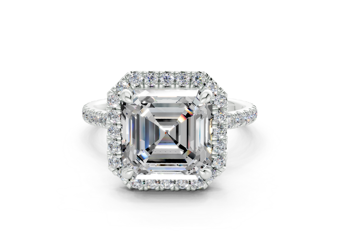 The Fifth Avenue Halo Signature Engagement Ring