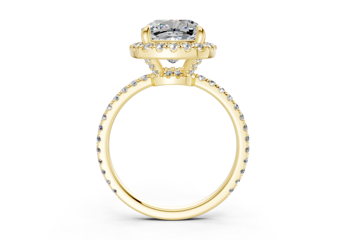 The Fifth Avenue Halo Signature Engagement Ring