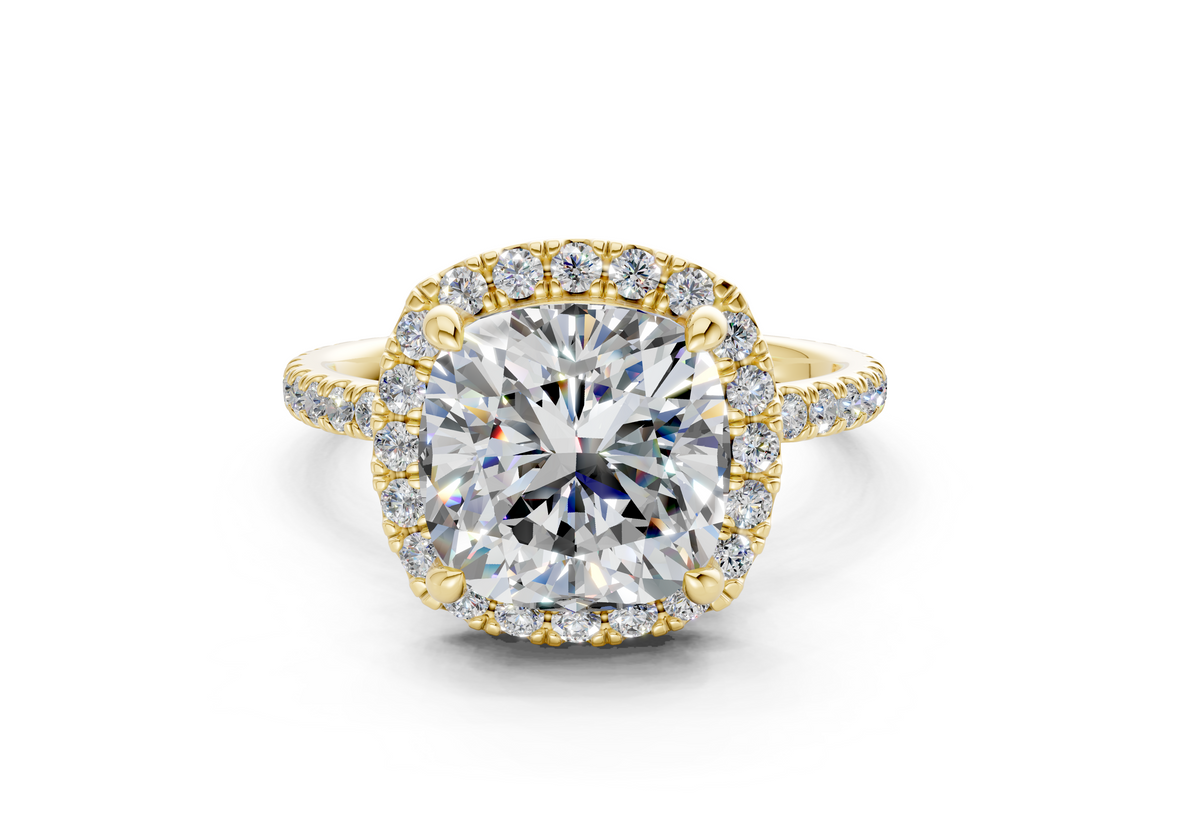 The Fifth Avenue Halo Signature Engagement Ring