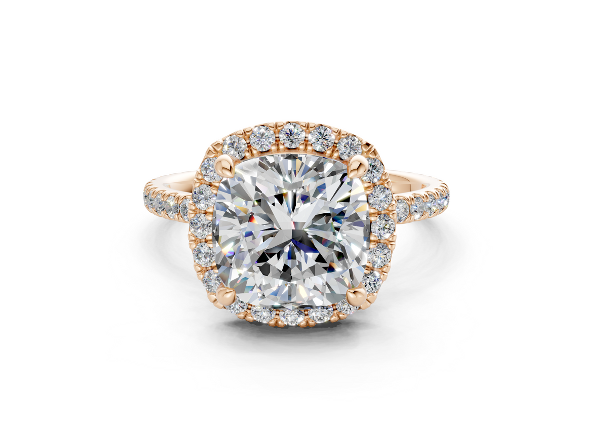The Fifth Avenue Halo Signature Engagement Ring