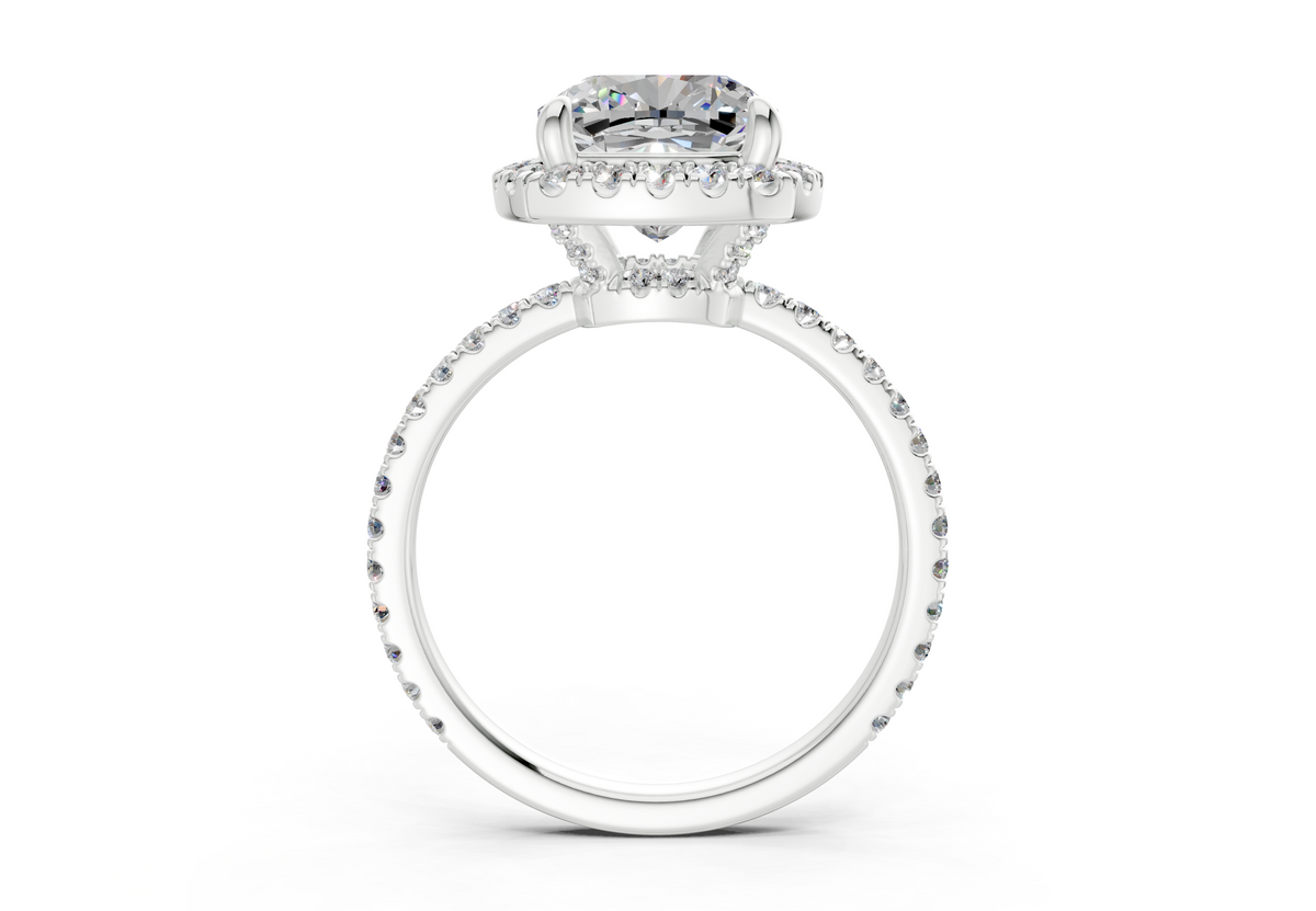 The Fifth Avenue Halo Signature Engagement Ring